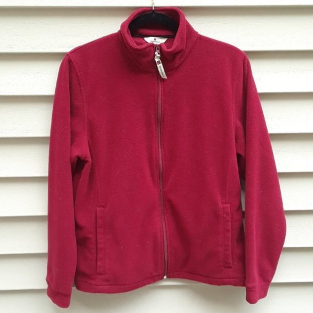 Woolrich Andes Full Zip Fleece Jacket - Ruby